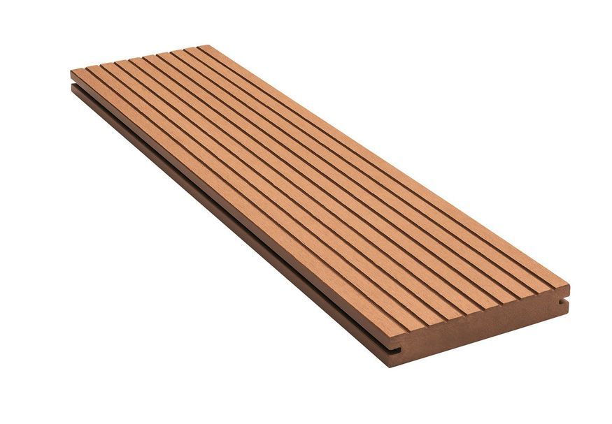 loopdd massief bruin 23x140 - 300 cm Foto van loopdd massief bruin 23x140 - 300 cm