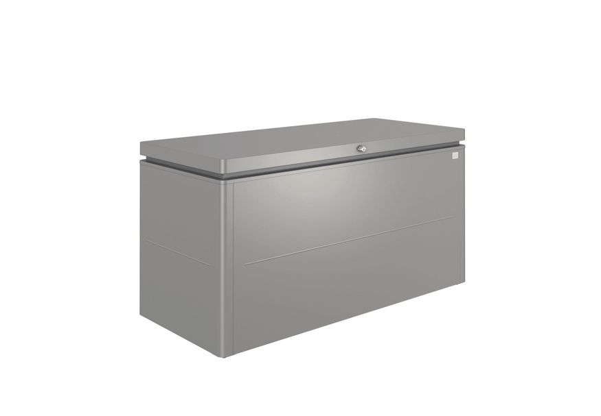 Biohort Loungebox 160 Kwartsgrijs Metallic Foto van Biohort Loungebox 160 Kwartsgrijs Metallic