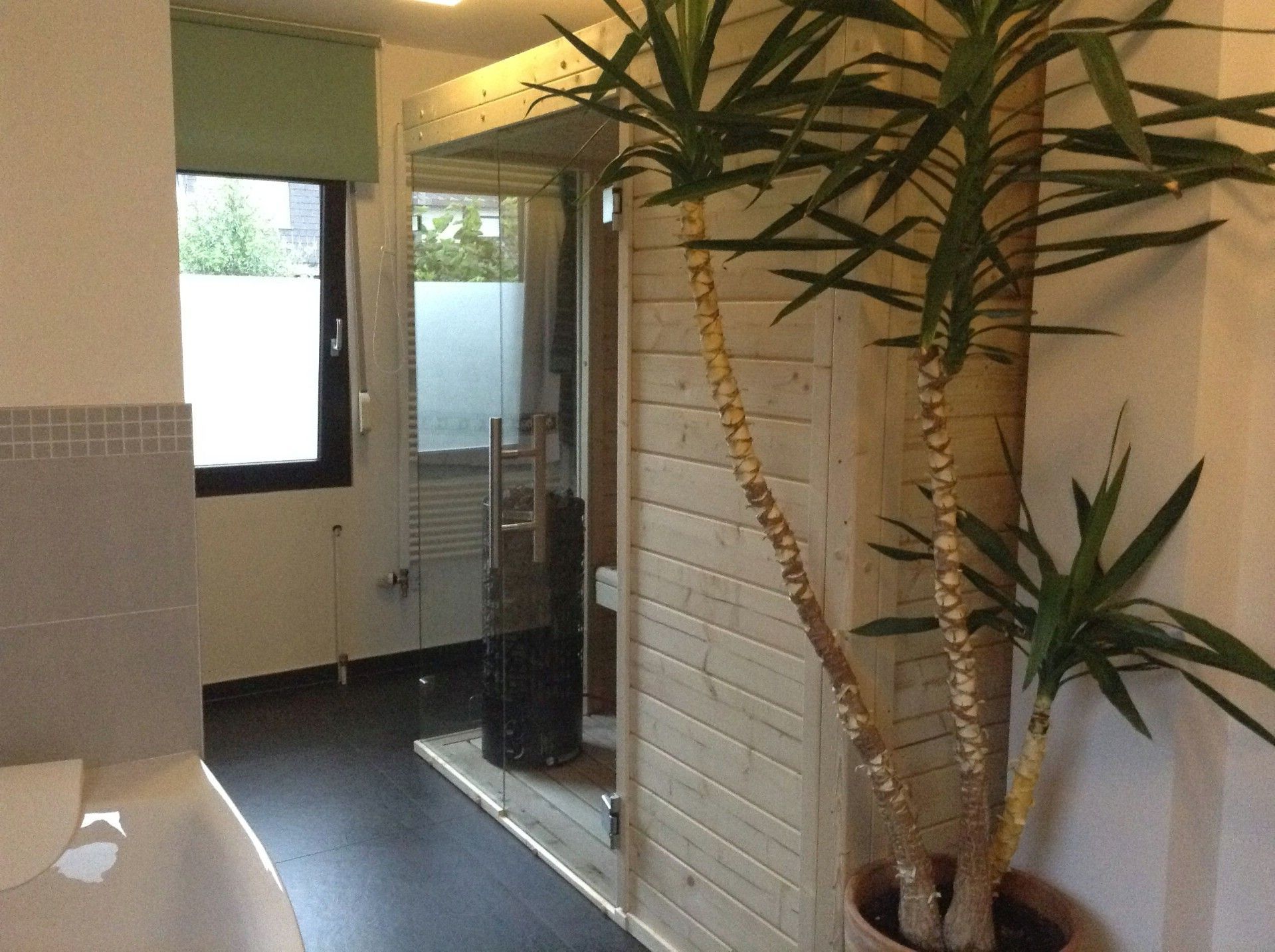 Foto van Azalp massieve sauna Luja 190x180 cm