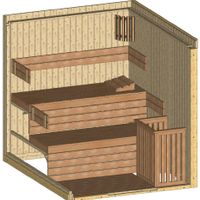 Foto der Azalp Elementsauna Lumen
