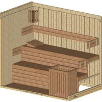 Foto der Azalp Elementsauna Lumen