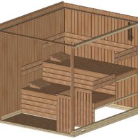 Foto der Azalp Elementsauna Lumen