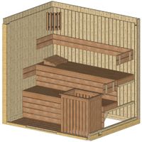 Foto der Azalp Elementsauna Lumen