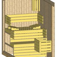 Foto der Azalp Elementsauna Lumen