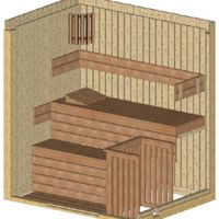 Foto der Azalp Elementsauna Lumen