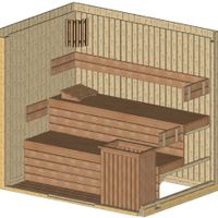 Foto der Azalp Elementsauna Lumen