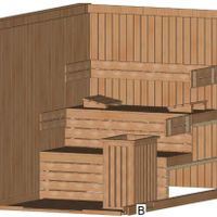 Foto der Azalp Elementsauna Lumen