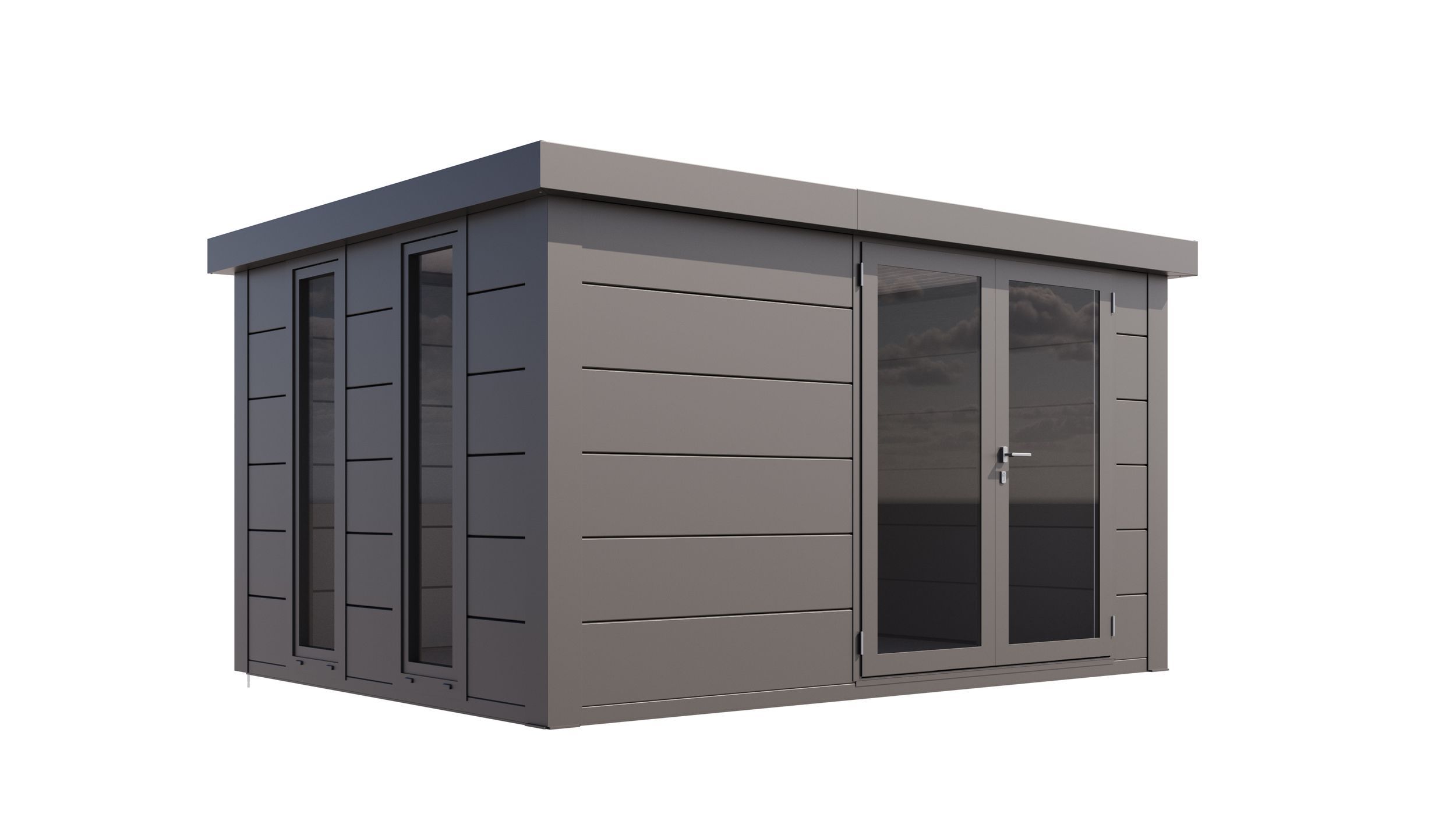 Foto van Telluria Luminato 3930 metalen tuinkantoor