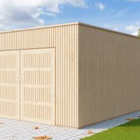 Foto van SmartShed Luxury Houten Garage
