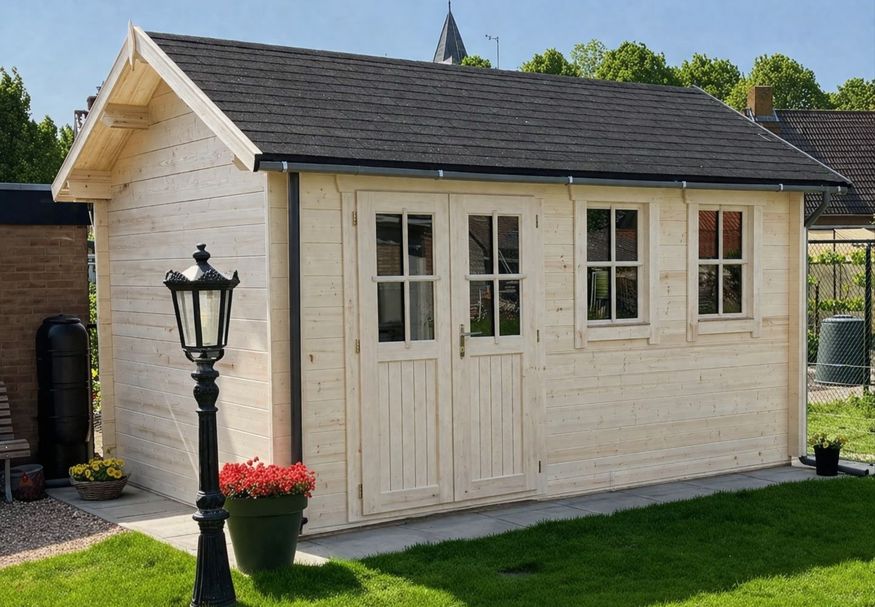 Foto von Azalp Blockhaus Lynn 400x350 cm