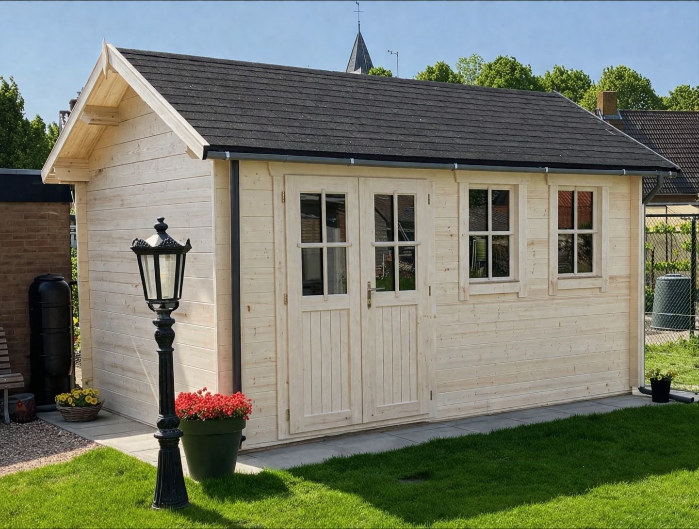 Foto von Azalp Blockhaus Lynn 450x400 cm