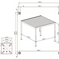Foto van Sorara Mirador Basic 3x3 Aluminium Overkapping Antraciet