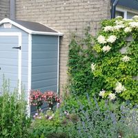Foto van Keter Manor 43 Kunststof Tuinhuis