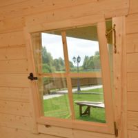 Foto der Azalp Blockhütte Marnix