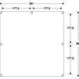 Foto van WoodAcademy Marquis Nero Overkapping 400x400 cm