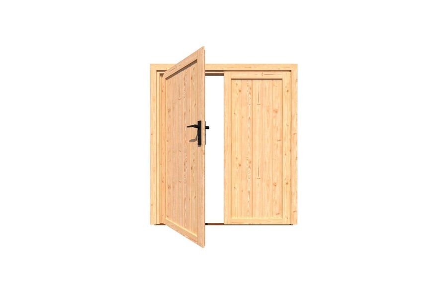 Meerprijs dubbele deur hout Foto van Meerprijs dubbele deur hout