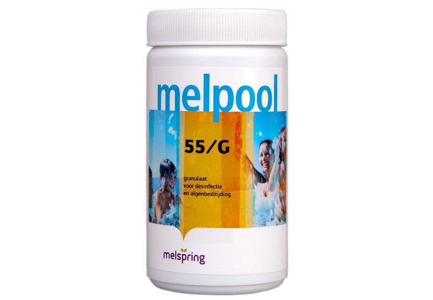 Melpool 55/G Chloorgranulaat 1 kg (Chloorshock) Foto van Melpool 55/G Chloorgranulaat 1 kg (Chloorshock)