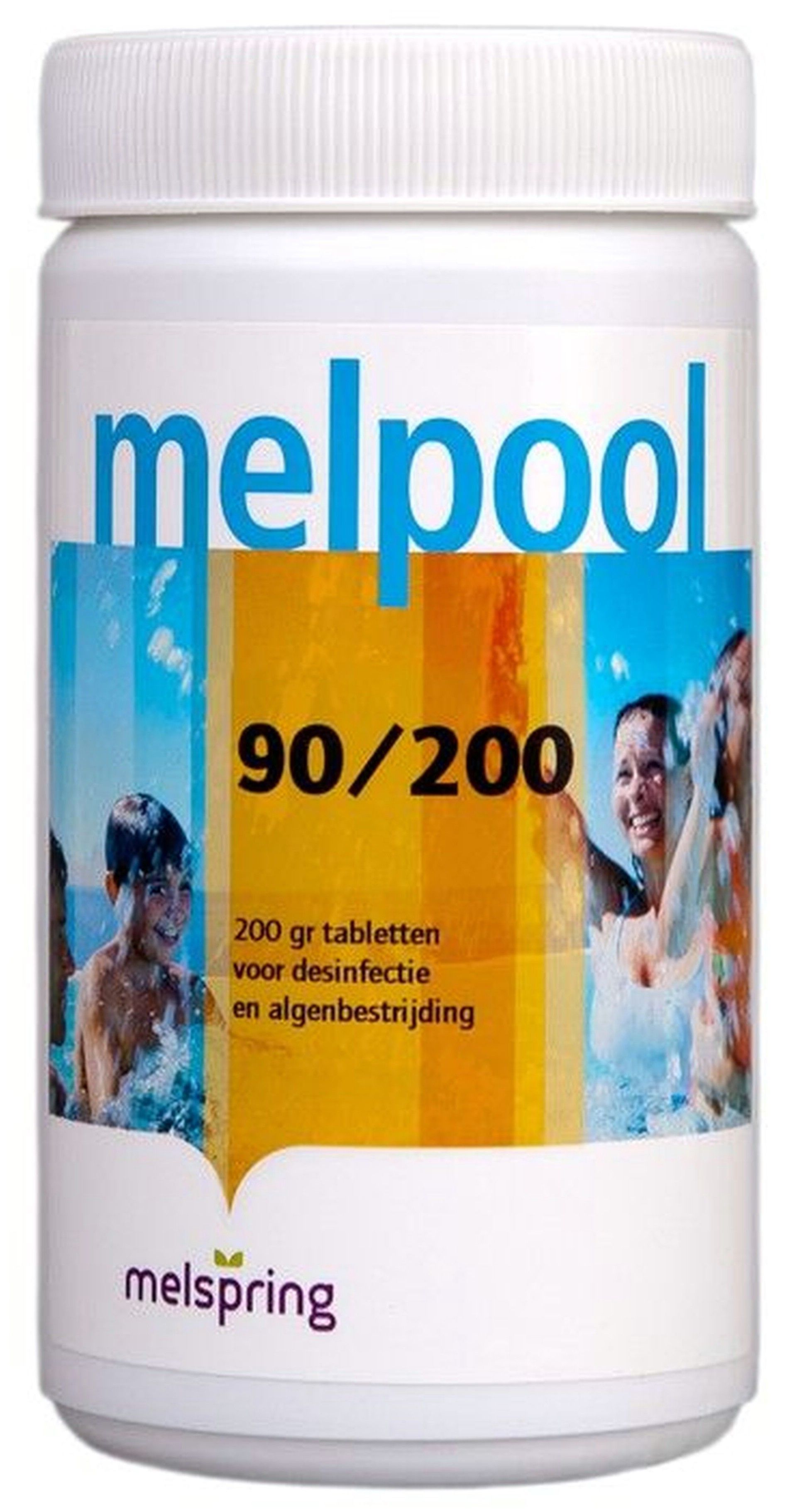 Foto van Melpool 90-200 grote Chloortabletten - 1 kg