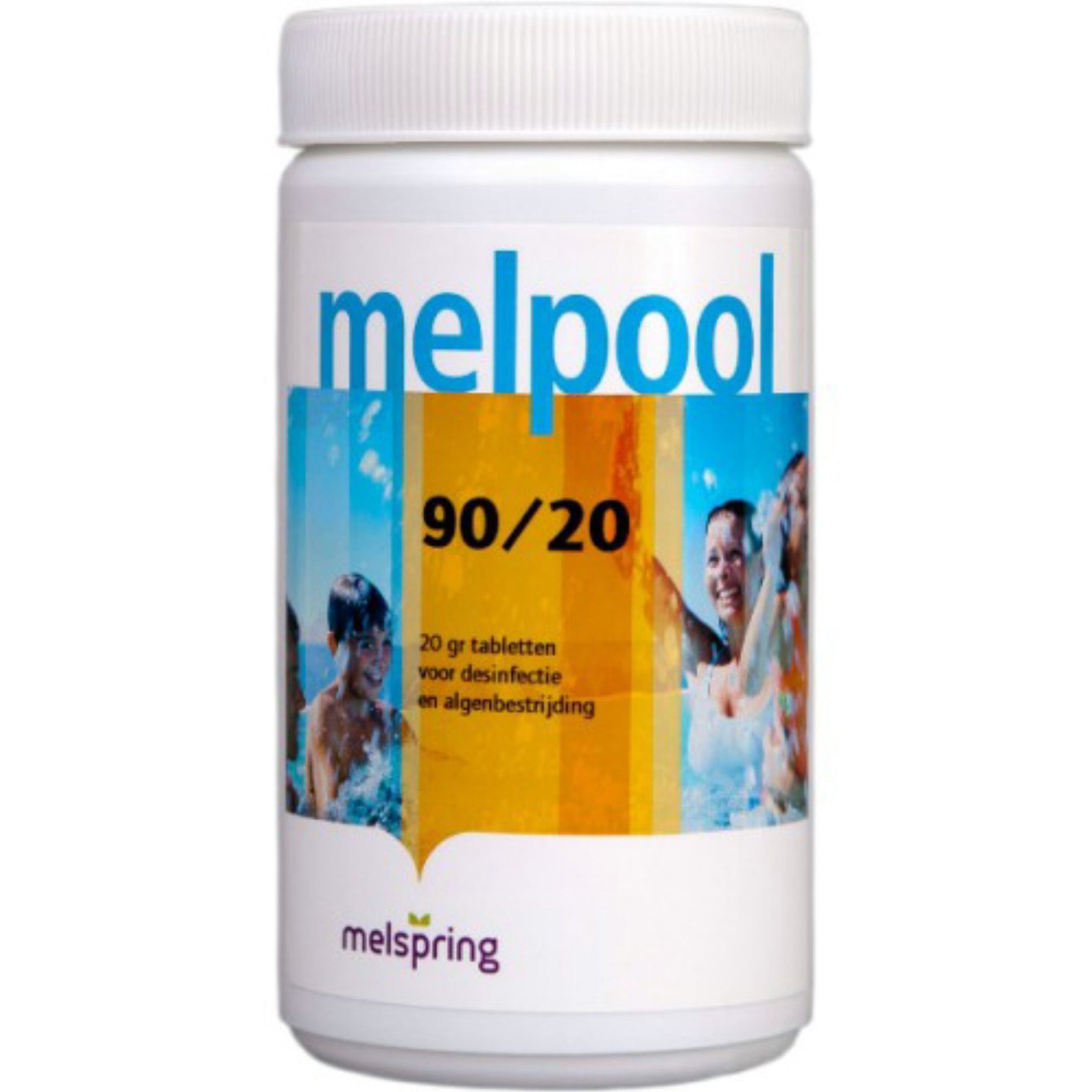 Foto van Melpool 90-20 kleine Chloortabletten - 1 kg