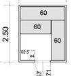 Foto van Azalp Massieve sauna Eva 210x250 cm, 45 mm