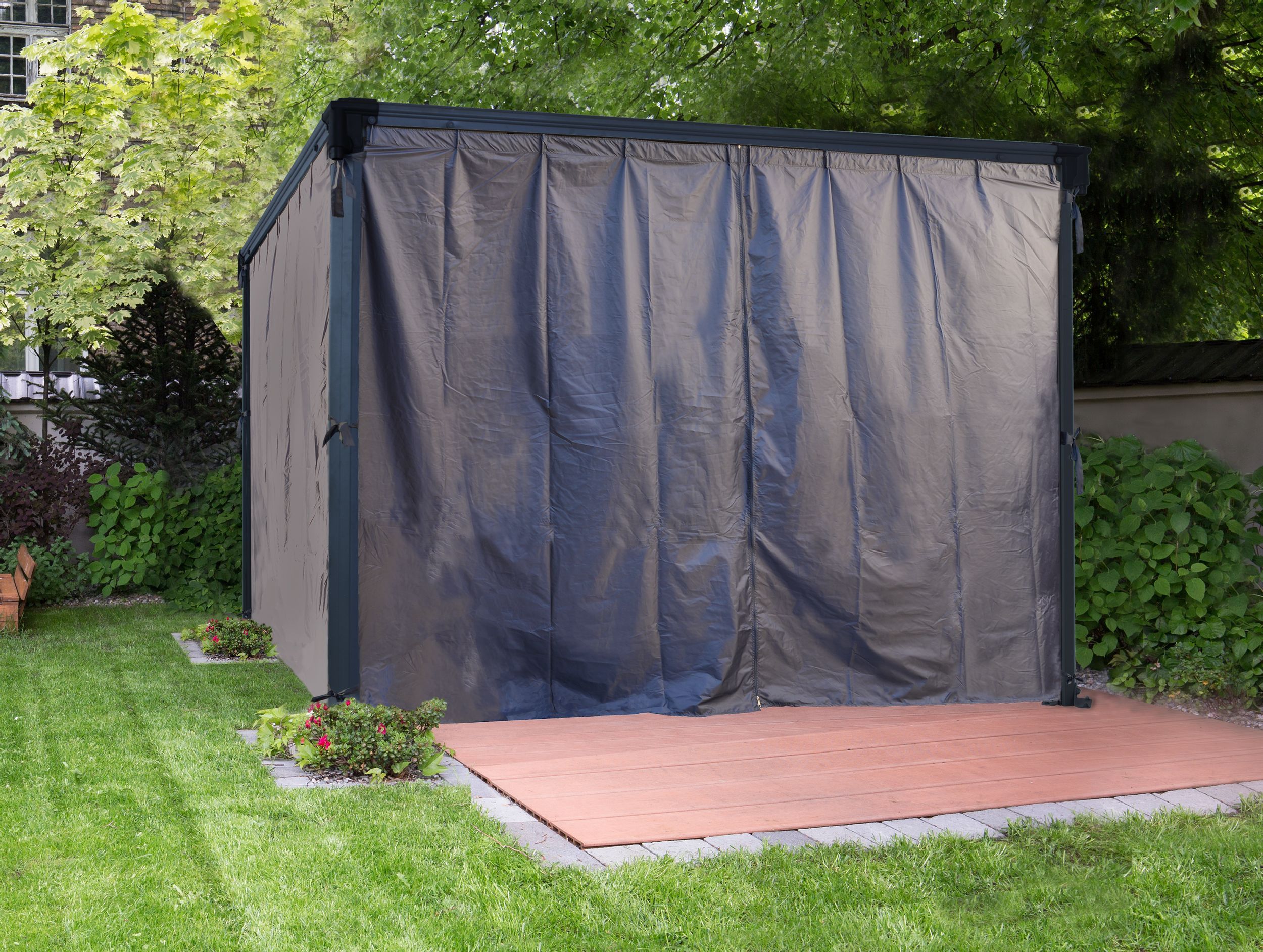 Foto van Palram - Canopia Gordijn Set 4300/5000 Grijs