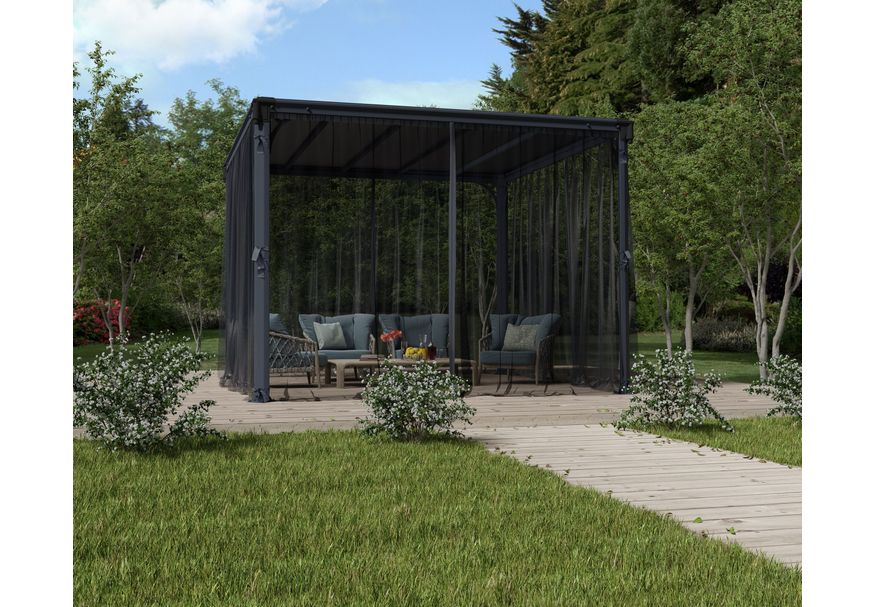 Palram - Canopia Netten Set 4300/5000 Grijs* Foto van Palram - Canopia Netten Set 4300/5000 Grijs*