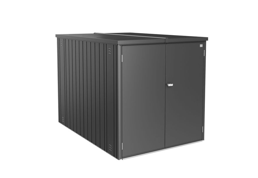 Biohort MiniGarage L donkergrijs metallic Foto van Biohort MiniGarage L donkergrijs metallic