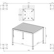 Foto van Mirador Deluxe aluminium overkapping 3x3.6 - antraciet