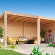 Foto van WoodAcademy Douglas overkapping Moonstone Essential 680x400 cm