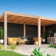 Foto van WoodAcademy overkapping Moonstone Essential nero 500x300 cm
