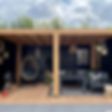 Foto von WoodAcademy Douglasie Überdachung Moonstone Excellent nero 500x300 cm