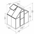 Foto van Palram – Canopia Mythos 6x4 - Zilver