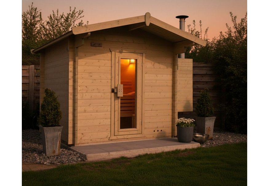 Foto von Azalp Außen Sauna Nauttia 180x120 cm