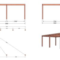 Foto van WoodAcademy tuinhuis met overkapping Nefriet Essential