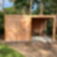 Foto van WoodAcademy tuinhuis met overkapping Nefriet Excellent 780x300 cm