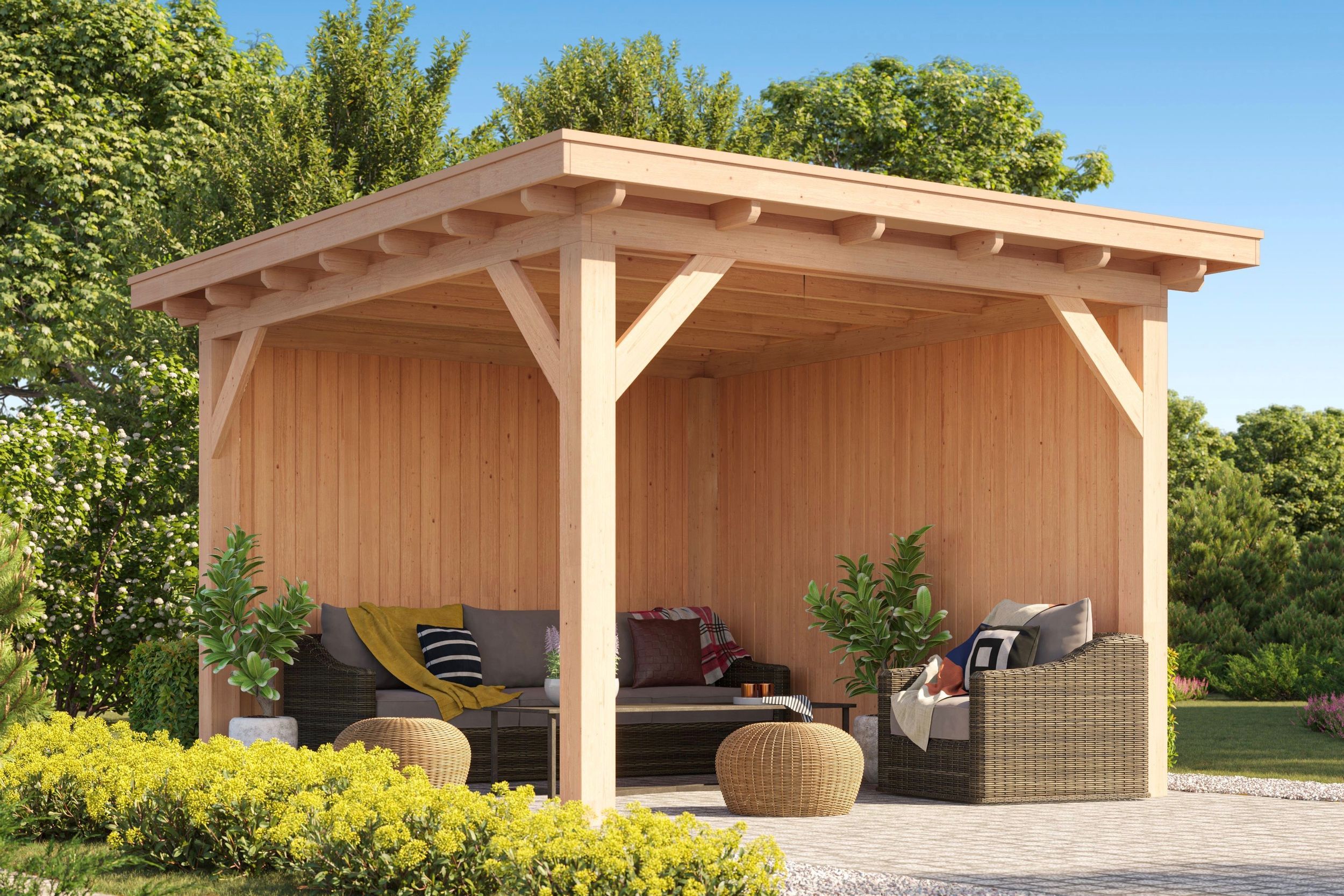 Foto der Kirk and Michaels Douglasien Überdachung Nerva