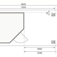 Foto der Karibu 77772 Neuruppin 2 Gartenhaus Mit Veranda