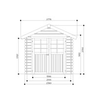 Foto der Solid S8311 Nimes Gartenhaus