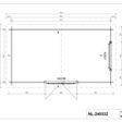 Foto von Azalp Blockhaus Nisse 450x250 cm