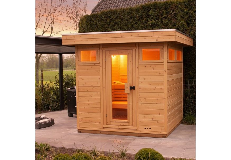Foto von Azalp Außen Sauna Noor 249x249 cm