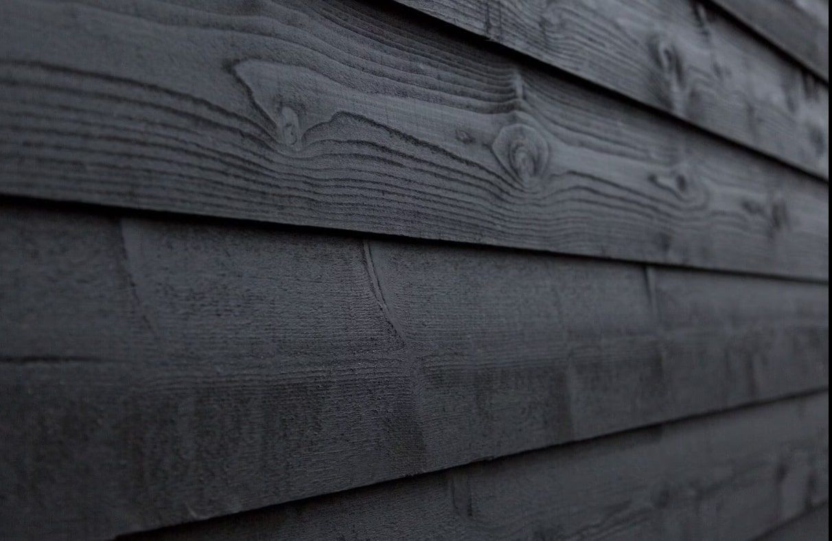 Foto van WoodAcademy Nortfolk Nero Douglas Overkapping 500x300 cm