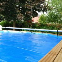 Foto van Ubbink zomerzeil voor Océa 860 x 470 cm (8-hoekig) ovaalvormig zwembad