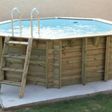 Foto van Ubbink Océa 430 x 120 cm compleet met beige liner en uitrusting