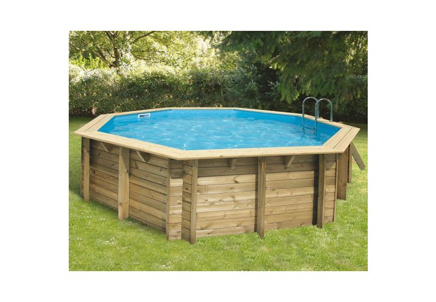 Ubbink Océa 510 x 120 cm compleet met blauwe liner en uitrusting Foto van Ubbink Océa 510 x 120 cm compleet met blauwe liner en uitrusting