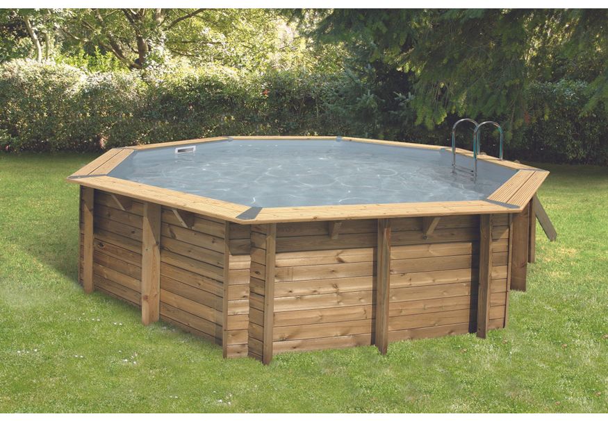 Foto van Ubbink Océa 430 x 120 cm compleet met grijze liner en uitrusting