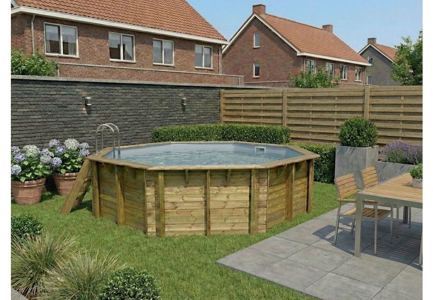 Foto von Ubbink Océa 430 x 120 cm mit Einhängefolie grau und Zubehör