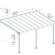 Foto van Palram - Canopia Olympia Aluminium Veranda 3X5.46 grijs