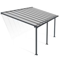 Foto van Palram - Canopia Olympia Aluminium Veranda grijs