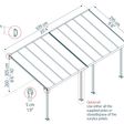 Foto van Palram - Canopia Olympia Aluminium Veranda 3X6.10 grijs