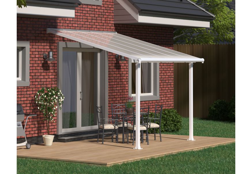 Palram - Canopia Olympia Aluminium Überdachung 3X3.05 Weiß Foto von Palram - Canopia Olympia Aluminium Überdachung 3X3.05 Weiß